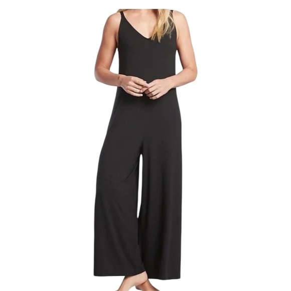 Athleta Other - ATHLETA NWT NIGHTIME BLISS SLEEP V NECK SOFT ROMPER SIZE MEDIUM